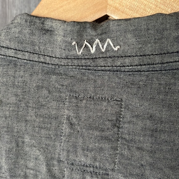 Visvim Long Sleeve Designer Button Down Shirt. Handmade of the finest materials - Picture 6 of 16